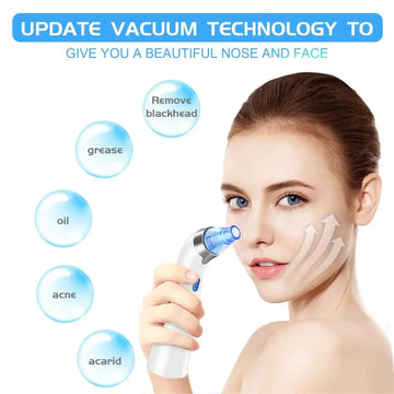 PoreClean Pro™ – Blackhead Remover Vacuum Pore Cleaner in action, demonstrating deep pore cleansing technology.